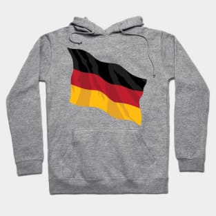 German Waving Flag Illustration Hoodie